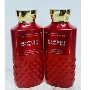 BATH & BODYWORKS-BRAND NEW 2 Pack: Strawberry Shortcake Shower gel